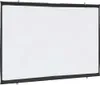 A white projection screen with a black border, suspended by hooks at the top. Anteprima dell’immagine prodotto