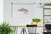 MuchoWow® Wandteppich Wandbehang Delfin - Pflanzen - Meer - Produktbild-Vorschau 2