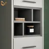 Badschrank Livinity Temo Grau/Anthrazit 38 x 190 cm mit Produktbild-Vorschau 6