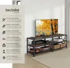 A product image showing a TV stand with a television and electronic devices. Produktbild-Vorschau