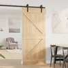 Drzwi vidaXL NARVIK w kolorze naturalnym, 90 x 210 cm, z Podgląd zdjęcia produktu 3