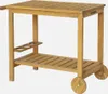 Carrello da cucina da esterno in legno di abete, 95cm, Anteprima dell’immagine prodotto 1