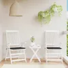 vidaXL Coussin pour chaise de jardin 2 pcs. noir 50x50x3 cm Voir les images du produit 2