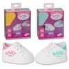 BABY born Sneaker in pink ODER türkis für 43cm Puppen - NUR Produktbild-Vorschau 1