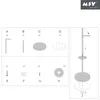 MSV toiletrolhouder, vrijstaand, roestvrijstalen look, 15 x Productafbeelding-voorbeeld 7