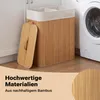 Wiltec Wäschebox 105 L natur Wäschekorb mit Deckel aus Produktbild-Vorschau 4
