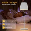 2er Tischlampe Kabellos, LED Tischleuchte, Dimmbar Touch Produktbild-Vorschau 3