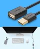 Cablu adapter Ugreen USB la USB (mama-tata) - 2m negru Podgląd zdjęcia produktu 9