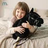 Mamabrum Hobby Horse Nero 68 cm – Cavallo a bastone per Anteprima dell’immagine prodotto 11