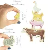 Set in legno Ulanik "Fattoria" con figurine di animali, 13 Anteprima dell’immagine prodotto 3