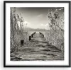 Gerahmtes Poster - Schwarzer Rahmen - Brücke Pier Sepia - Produktbild-Vorschau 1