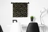MuchoWow® Wandteppich Wandbehang Muster - Punkte - Gold Produktbild-Vorschau 3