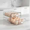 WELLHAUS Eierbehälter - Kühlschrank Organizer mit Produktbild-Vorschau 5