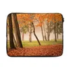 MuchoWow® Laptop Hülle 15 Zoll Blätter - Herbst - Wald Produktbild-Vorschau 1
