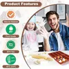 4 Stück Müsliriegel Backform Silikonform, Wiederverwendbare Produktbild-Vorschau 3