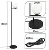 ZMH Lampa Podłogowa Czarna 1 Płomienna Nowoczesna E27 Podgląd zdjęcia produktu 7
