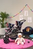 Zwillingspuppenwagen Milo - "Navy pink bear" Produktbild-Vorschau 14
