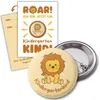 Jubelux Kindergartenkind Löwen Button | Löwenmotiv - Rund Ø Produktbild-Vorschau 1