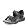 Rieker fsk herren sandalen Sandale grau schwarz in Gr. 41 Produktbild-Vorschau 6