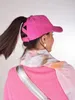 styleBREAKER Damen Ponytail Baseball Cap im Destroyed Used Produktbild-Vorschau 4