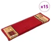 vidaXL Tapis d'escalier autocollant 15 pcs. 65x21x4 cm Voir les images du produit 7