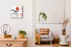 Coloray Uhr auf Leinwand 30x30 cm Wand Uhr Dekoration Produktbild-Vorschau 3