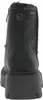 The back view of a black boot with a thick platform sole. Produktbild-Vorschau