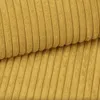 A close-up shot of yellow corduroy fabric. Produktbild-Vorschau
