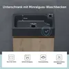 doporro Badezimmerschrank Badmöbel-Set in Eiche Greige Produktbild-Vorschau 3