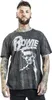 David Bowie T-Shirt Uni Lightning schwarz Band-Merch, Bands Produktbild-Vorschau 4