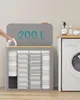 SONGMICS Koš na prádlo s víkem, sběrač prádla se 4 Náhled obrázku produktu 7
