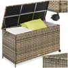 tectake® Úložný box Kuusamo 116 x 54 x 64 cm Náhled obrázku produktu 10