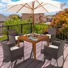4 Gartenstühlen aus Rattan, Sessel für den Außenbereich mit Produktbild-Vorschau 2