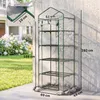 Serra in plastica Outsunny Mini-serra con 5 ripiani in Anteprima dell’immagine prodotto 3