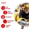 Transformers Folienballon Ø45cm gelb schwarz Bumblebee Produktbild-Vorschau 5