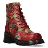 LAURA VITA Stiefelette Kleo 02 rouge Leder-Textilmix rot Produktbild-Vorschau 1