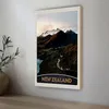 Holzschild Reise 20x30cm Neuseeland Gebirge Insel Stadt Produktbild-Vorschau 3
