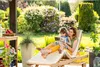Gartenliege Teak Sonnenliege verstellbar als Teak Liege mit Produktbild-Vorschau 12