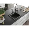 Mexen Vito 1-Becken-Granit-Spüle mit Mischbatterie Flora, Produktbild-Vorschau 2