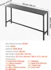 SucceBuy Bartisch, 1600 x 375 x 980 mm, rechteckiger Produktbild-Vorschau 7