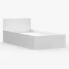 Lit d'enfant Cadre de lit Lit simple Lit 90cm blanc sans Voir les images du produit 8