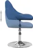 vidaXL Esszimmerstühle 2 Stk. Drehbar Blau Samt Produktbild-Vorschau 7