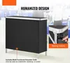 Tragbare Messe-Theke Faltbarer Messe-Tresen Schwarz - Produktbild-Vorschau 2