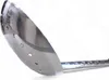 A close-up of a metal skimmer with a wooden handle. Produktbild-Vorschau