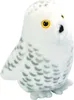 A plush toy snowy owl is shown from a side angle against a white background. Produktbild-Vorschau