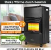 BRAST Gasheizer Keramik Vulkan 4200W | 3 Heizstufen | inkl. Produktbild-Vorschau 3