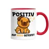 Positiv Auf Müde Getestet Tasse Rot Träumer Langschläfer Produktbild-Vorschau 2