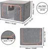 Belle Vous 2er Pack Faltbarer Kleiderschrank Organizer mit Produktbild-Vorschau 2