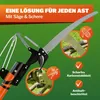 DEUBA® Teleskop Astsäge 2in1 Nylon Seilzug max. Arbeitshöhe Produktbild-Vorschau 3