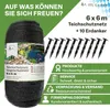 TTL GARDEN Teichnetz 6x6m schwarz 30g/m² Vogelschutznetz Produktbild-Vorschau 6